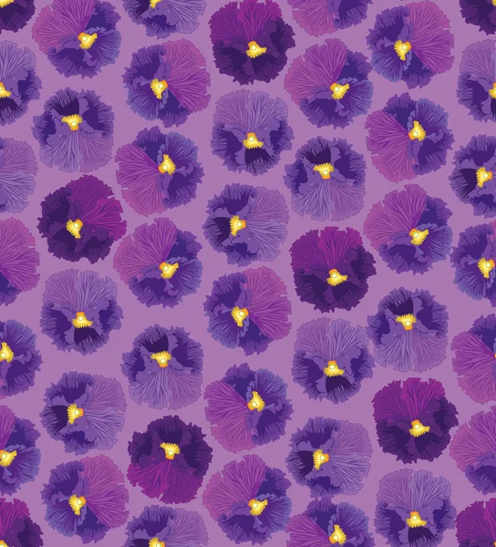 Motif sans couture avec panse violette et lilas — Image vectorielle