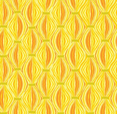 kesintisiz sarı arka plan dalgalı skein satırlarında