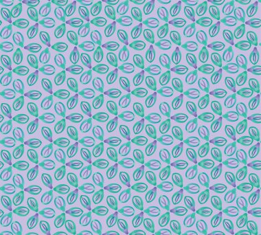 çiçek seamless modeli. Lila zemin üzerine çiçek yaprakları