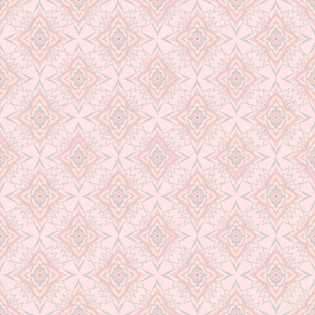 Floral seamless pattern. Ornament vector motif on pink ...