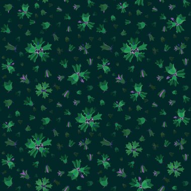 çiçekler bluebells ile soyut çiçek seamless modeli. gece parti arka plan.