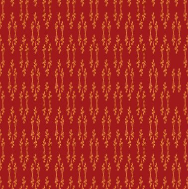 çiçek desenli sorunsuz. kırmızı zemin üzerine çiçek vektör motif. zarif duvar kağıdı.