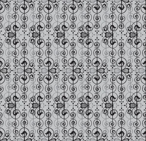 Floral seamless pattern. Flower vector motif on white background. Elegant wallpaper.