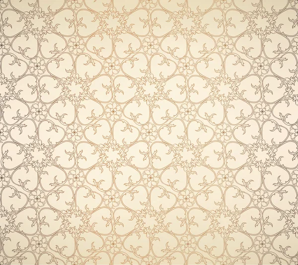 Retro nahtlose Muster für die Seitendekoration. abstrakter floraler Hintergrund. — Stockvektor