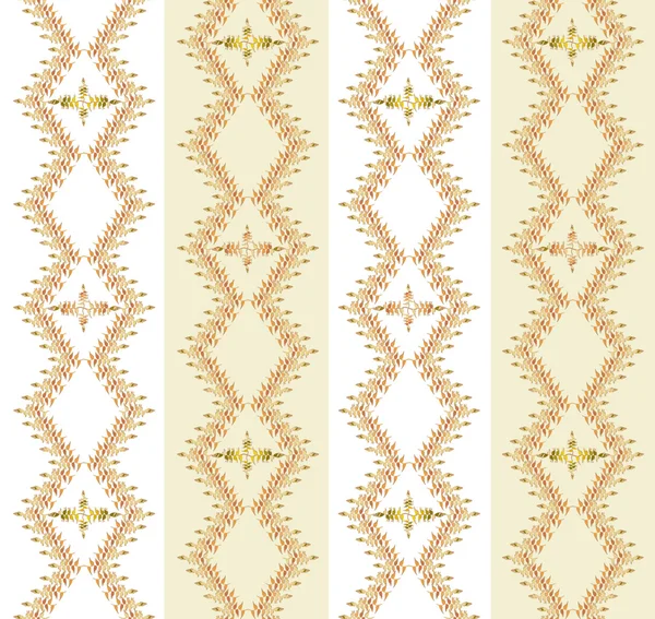 Fond abstrait géométrique sans couture. Texture florale blanche . — Image vectorielle