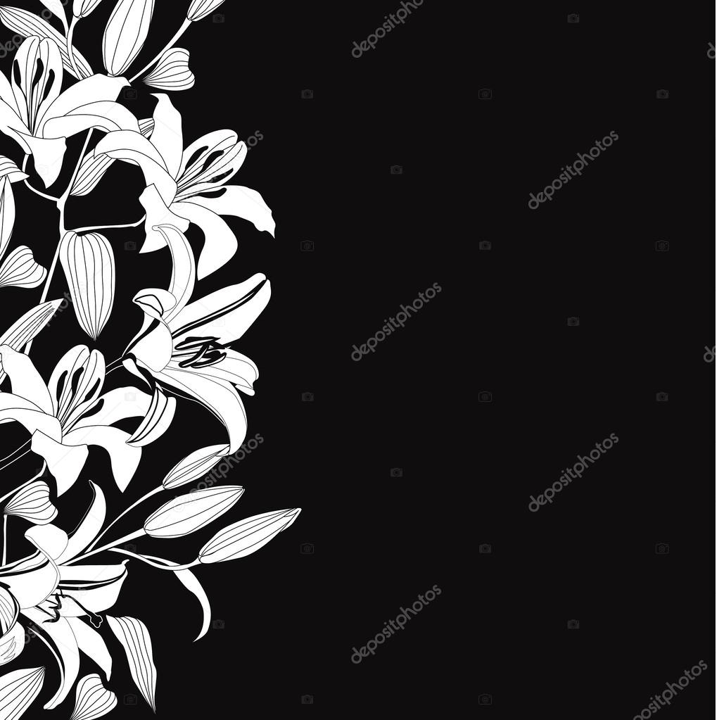 Featured image of post Elegant Border Flower Design Black And White : Downloadable watercolor floral border for invitations, cards and stationery it comes in a large.png file.