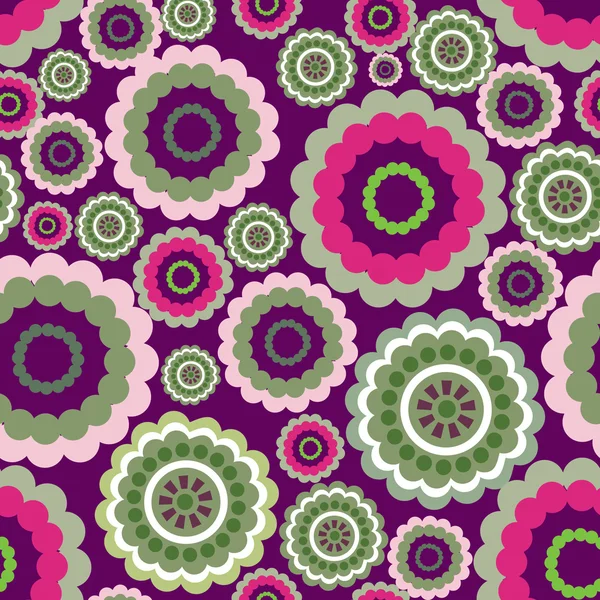 Abstrakt multicolor floral bakgrund — Stock vektor
