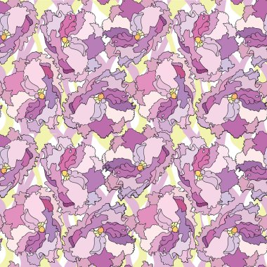 çiçekler sorunsuz geçmiş. çiçekli çiçekli sorunsuz doku. vektör güzelleşmek yinelenen desen.