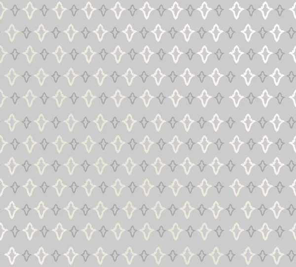 Abstracte geometrische retro textuur. naadloze patroon. Floral bliksem sieraad. zwarte en witte bloem achtergrond — Stockvector