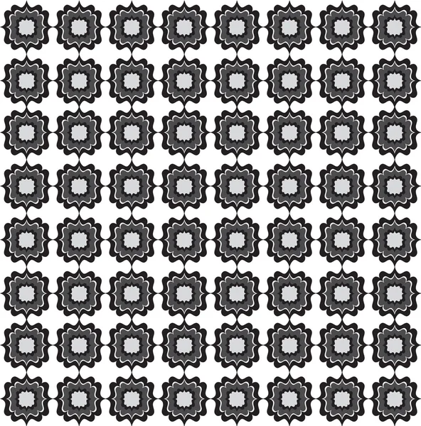 Geometrisch retro naadloos patroon — Stockvector