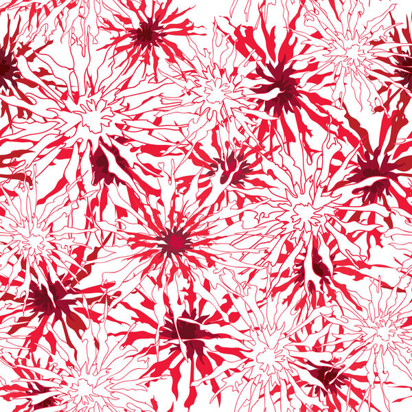Floral seamless background.