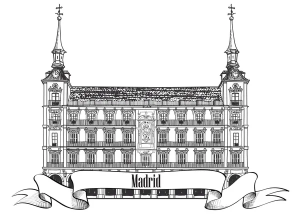 Madrid marque de voyage — Image vectorielle