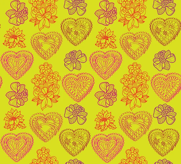 San Valentino decorazione texture . — Vettoriale Stock