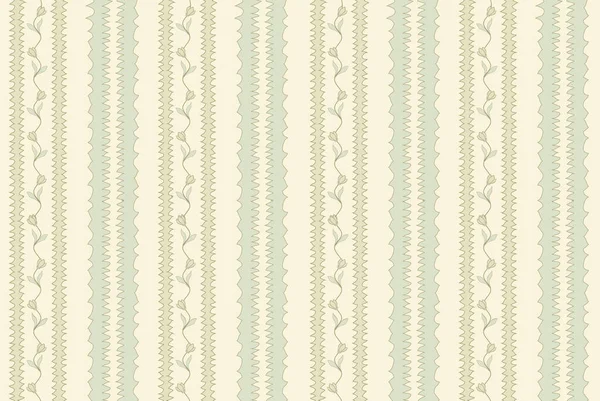 Floral Stripy Nahtloses Textilmuster Blühende Gekachelte Orientalische Ethnische Herkunft Abstraktes — Stockfoto