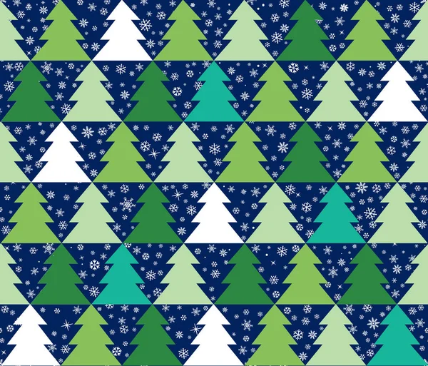 Winter Snow Seamless Pattern Christmas Icon Seamless Geometric Pattern New — Stock Photo, Image