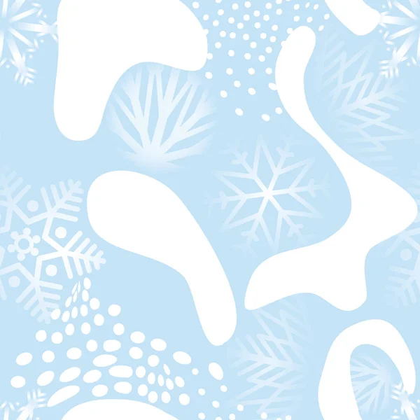 Christmas Icon Holiday Seamless Pattern Winter Snow Ornamental Backdrop Christmas — Stock Photo, Image