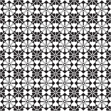 Soyut arabesk kusursuz desen. Doğrusal çiçek süsü. Arapça, Türkçe ve Hint motifleriyle Arap tarzı sanatsal geometrik arkaplan. Kumaş ve tekstil, duvar kağıdı veya paket arkaplan tasarımı için harika