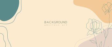 Soyut trend evrensel sanatsal arka plan şablonu. Kapak, davetiye, afiş, pankart, broşür, poster, kart, broşür ve diğer şeyler için iyi.