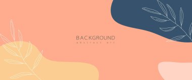 Soyut trend evrensel sanatsal arka plan şablonu. Kapak, davetiye, afiş, pankart, broşür, poster, kart, broşür ve diğer şeyler için iyi.