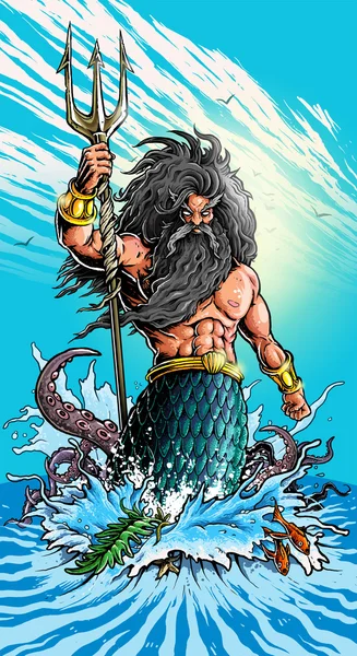 Poseidon Imagem De Stock