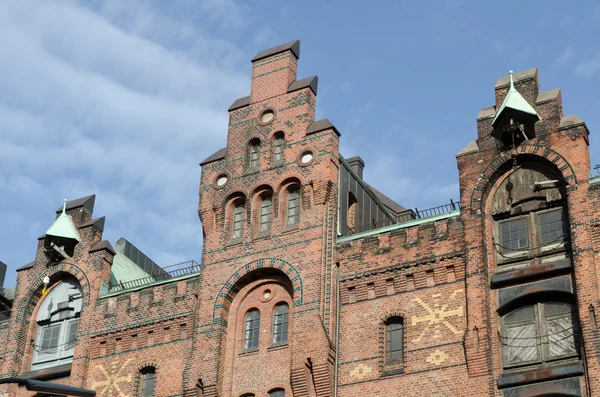 Hamburgo - histórico Speicherstadt — Fotografia de Stock