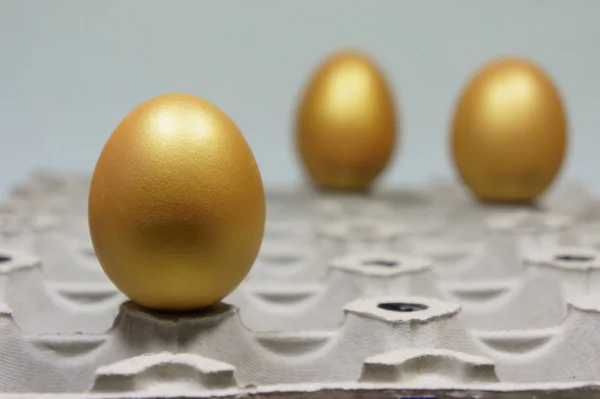 Golden eggs — Stock Photo, Image