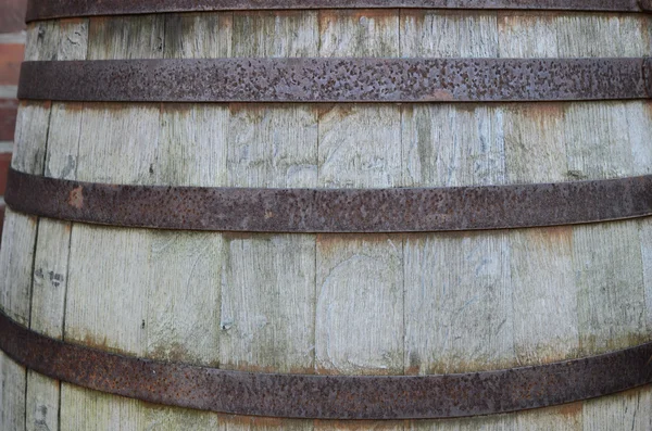 Large old wine barrel — Stock Photo, Image