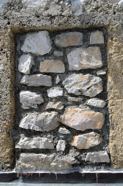 Old bricked-up windows — Stock Photo, Image