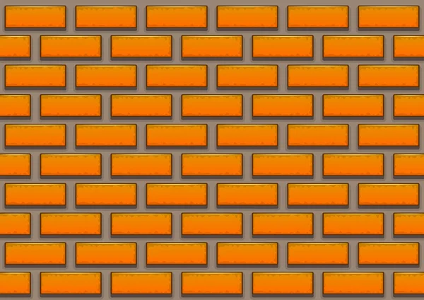 橙色砖背景 — 图库矢量图片