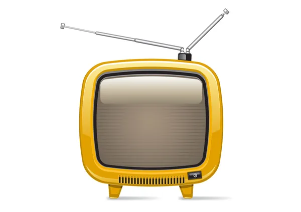 Gele tv — Stockvector