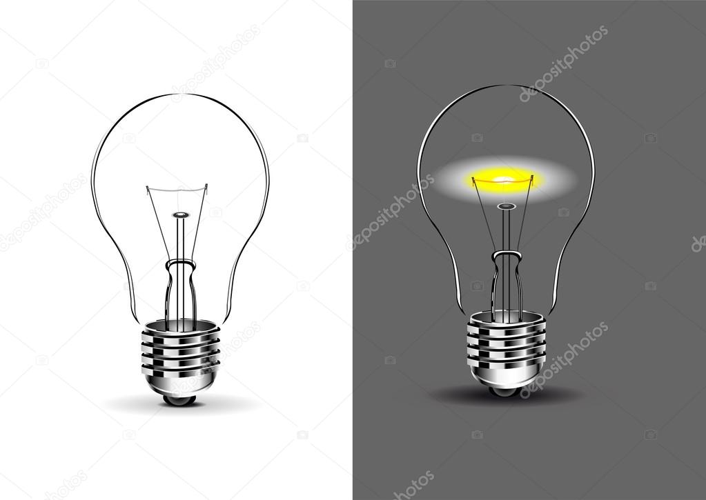 Two vector lamps