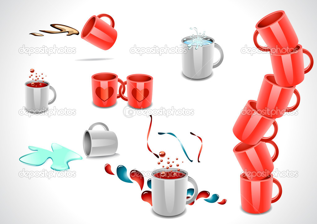 Many mugs