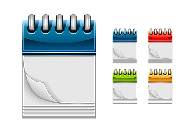 Quatro calendários simples — Vetor de Stock