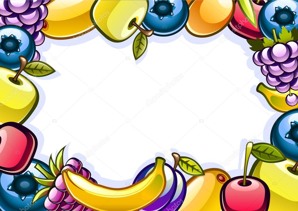 background with fruits two