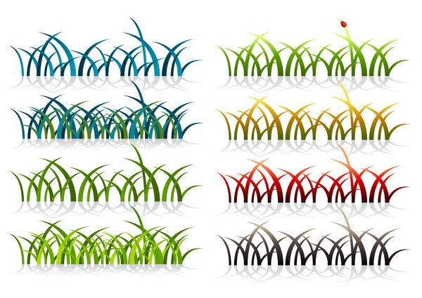 Beaucoup d'herbe — Image vectorielle