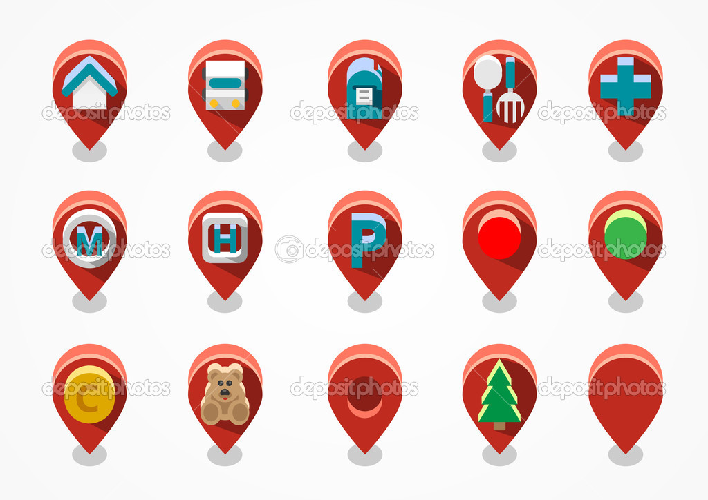 Simple navigation icons