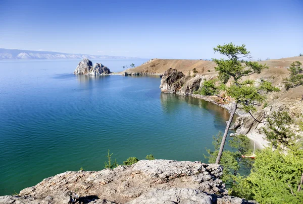 Ольхонский идиллический пейзаж — стоковое фото