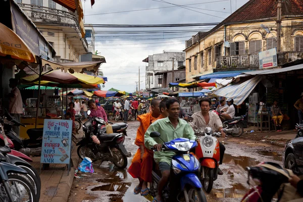 Gata i Kambodja — Stockfoto