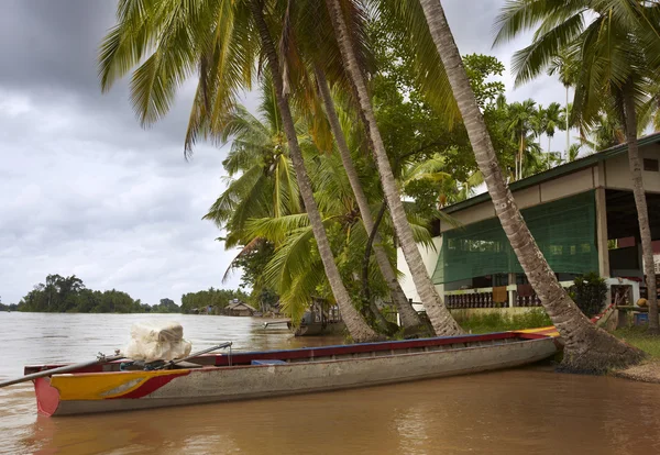 Bateau amarré — Photo