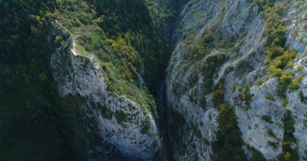 Aerial Footage Valla Canyon Kure Mountains Pinarbasi Kastamonu Turkey — Stock Video
