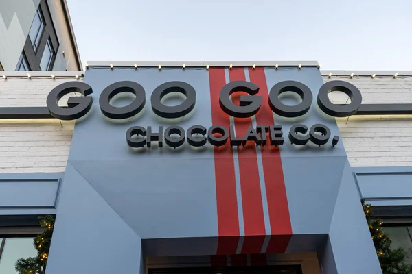 Nashville Tennesse Stycznia 2022 Zewnątrz Goo Goo Chocolate Company Sklep — Zdjęcie stockowe