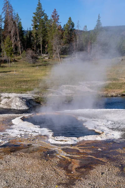 Déli Sziklás Tavasz Yellowstone Nemzeti Parkban — Stock Fotó