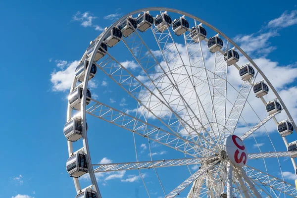 Calgary Alberta Canada July 2022 View Giant Ferris Wheel Calgary — стоковое фото