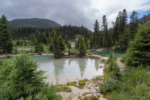 Banff Alberta Canada July 2022 Ink Pots Banff National Park — Stock Photo, Image