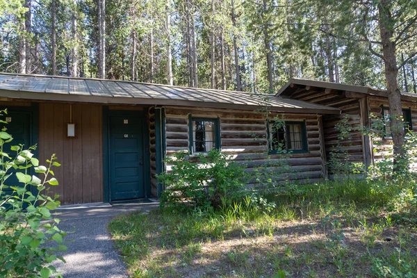 Wyoming Usa Juli 2022 Das Äußere Einer Typischen Hütte Colter — Stockfoto