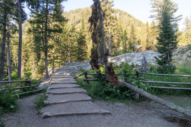 Gizli Şelale ve İlham Noktası boyunca yol ve adımlar