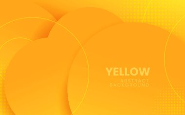 Dynamic fluid abstract background. Orange color 3D style vector eps 10