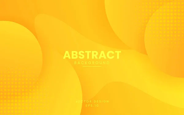 Dynamic fluid abstract background. Orange color 3D style vector eps 10