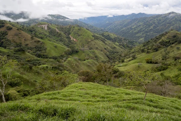 Hilly Landscape Central Costa Ric — Foto de Stock