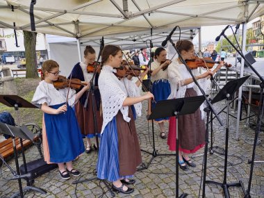 JIHLAVA, Çek Cumhuriyeti Mayıs 07. Mayıs 2022 Folklor Festivali, Mayıs 07. 2022, JIHLAVA, Çek Cumhuriyeti